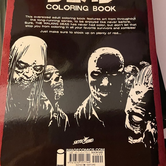 The Walking Dead Coloring Book/ NEW - Picture 5 of 10